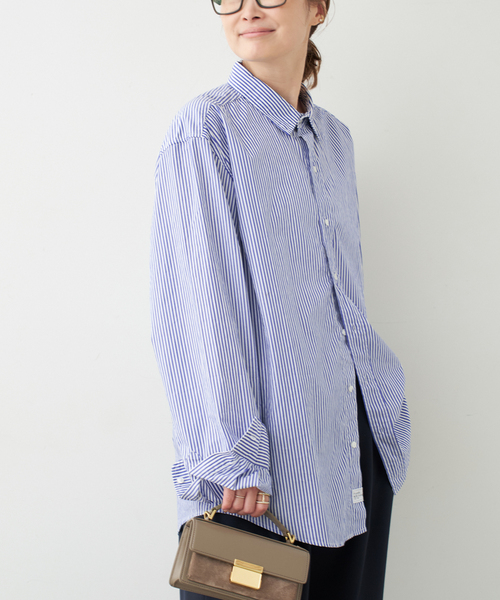Frank&Eileen(フランクアンドアイリーン)の「【FRANK&EILEEN/フランクアンドアイリーン】FINBAR SHIRT(シャツ/ブラウス・レディース・スカイブルー/ブルー・FREE)」の21枚目の写真