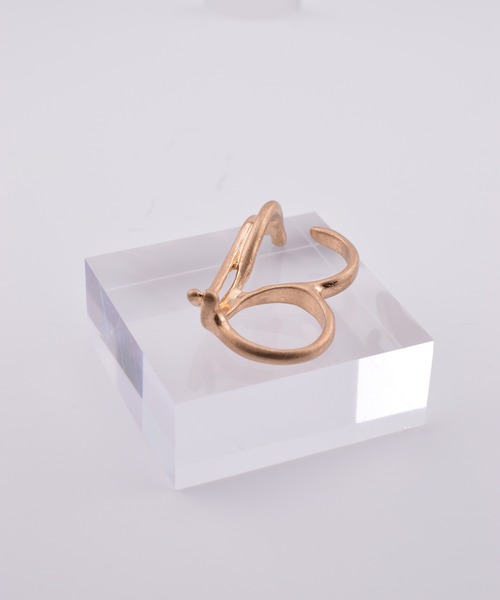 BROTHERHOOD(ブラザーフッド)の「【earyear】Curve Line Fusion Double Finger Ring(リング・レディース・シルバー/ゴールド・FREE)」の10枚目の写真