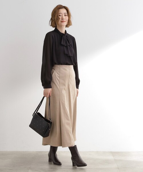 grove（グローブ）の「ドットスタッズ3層ショルダー（ショルダーバッグ・レディース・ライトグレー/ブラック/グリーン系/ピンク系・00）」の8枚目の写真