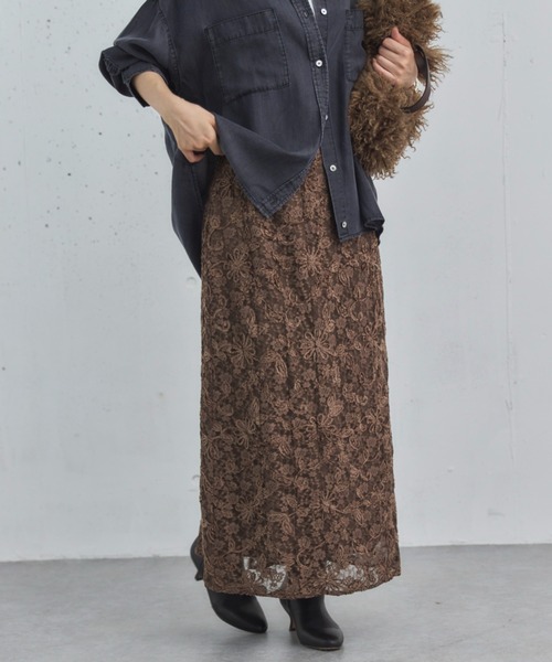 セール】モールレースタイトスカート（スカート）｜DOUX ARCHIVES