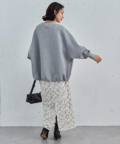 Doux archives(ドゥアルシーヴ)の「モールレースタイトスカート(スカート・レディース・アイボリー/ブラウン/ベージュ・36/38)」の19枚目の写真