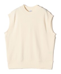 gicipi（ジチピ）の「gicipi:クルーネック リブ付き ジレ （ZEBRA）（ベスト）」