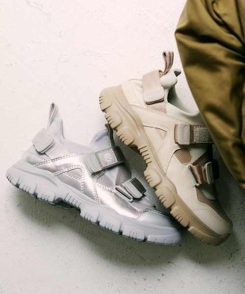 SHAKA（シャカ）の「SHAKA スニーカー オッター トレイル ラン OTTER TRAIL RUN AT（スニーカー・レディース・シルバー系その他/ベージュ系その他/ブラック・23/24/25）」の19枚目の写真