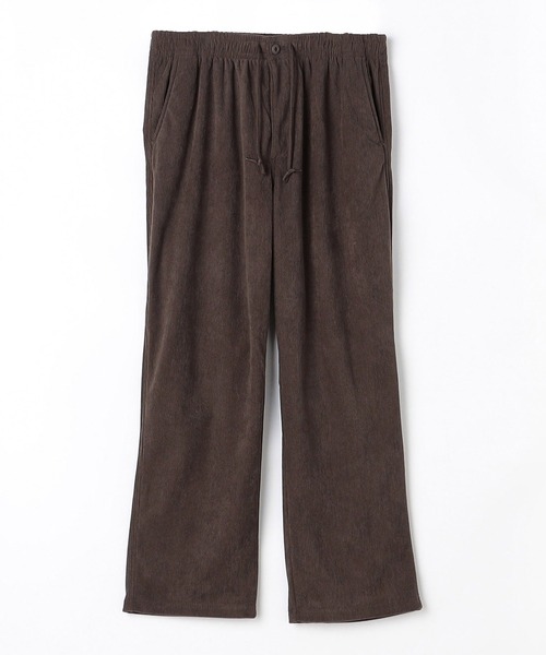 BROOKLYN OVERALL（ブルックリンオーバーオール）の「BROOKLYN OVERALL＜ブルックリンオーバーオール＞ポリコールワイドパンツ（その他パンツ・メンズ・ベージュ/ダークブラウン/チャコールグレー/ブラック・LARGE/MEDIUM）」の3枚目の写真