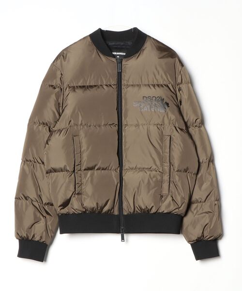 DSQUARED2（ディースクエアード）の「Easy Puffer BomberArmy Black/0252/CO（ダウンジャケット/コート・メンズ・アーミー/ブラック・46/50/48/44）」の2枚目の写真
