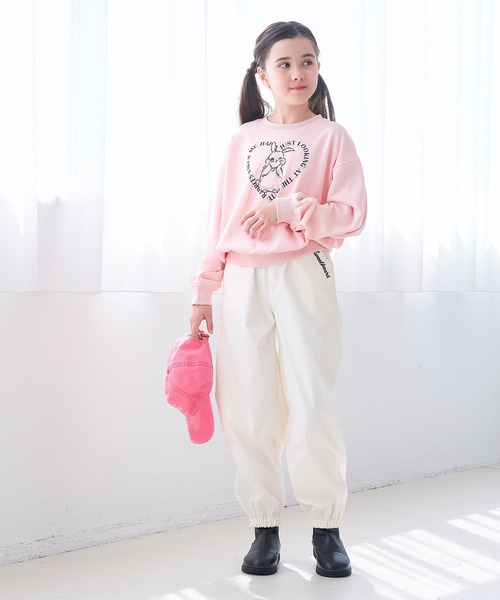 coca(coca)(コカ)の「キッズ ハートポケットジョガーパンツ(その他パンツ・キッズ・ラベンダー/アイボリー・140/130/150/120)」の3枚目の写真