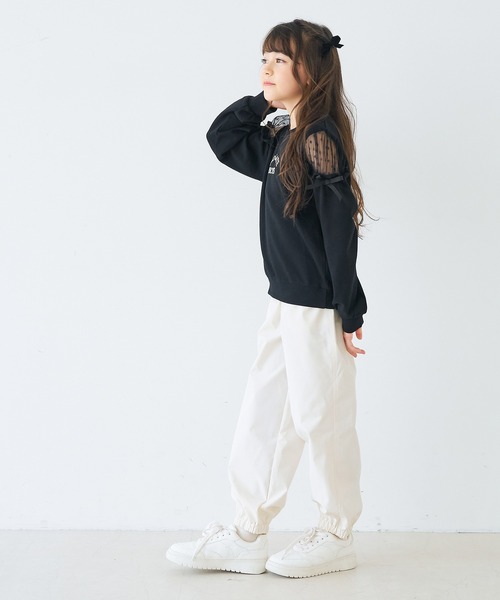 coca(coca)(コカ)の「キッズ ハートポケットジョガーパンツ(その他パンツ・キッズ・ラベンダー/アイボリー・140/130/150/120)」の5枚目の写真