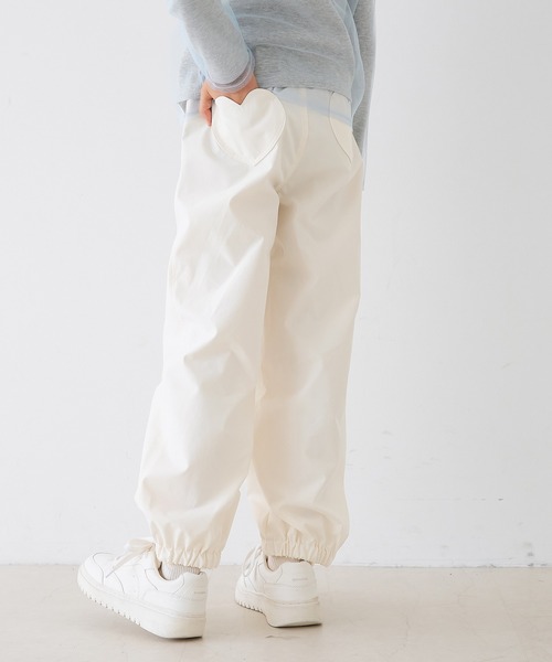 coca(coca)(コカ)の「キッズ ハートポケットジョガーパンツ(その他パンツ・キッズ・ラベンダー/アイボリー・140/130/150/120)」の8枚目の写真