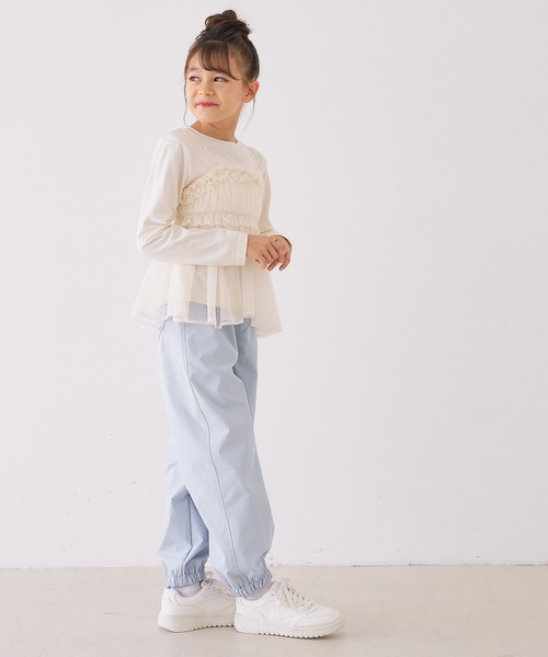 coca(coca)(コカ)の「キッズ ハートポケットジョガーパンツ(その他パンツ・キッズ・ラベンダー/アイボリー・140/130/150/120)」の10枚目の写真