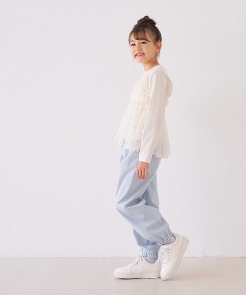 coca(coca)(コカ)の「キッズ ハートポケットジョガーパンツ(その他パンツ・キッズ・ラベンダー/アイボリー・140/130/150/120)」の11枚目の写真
