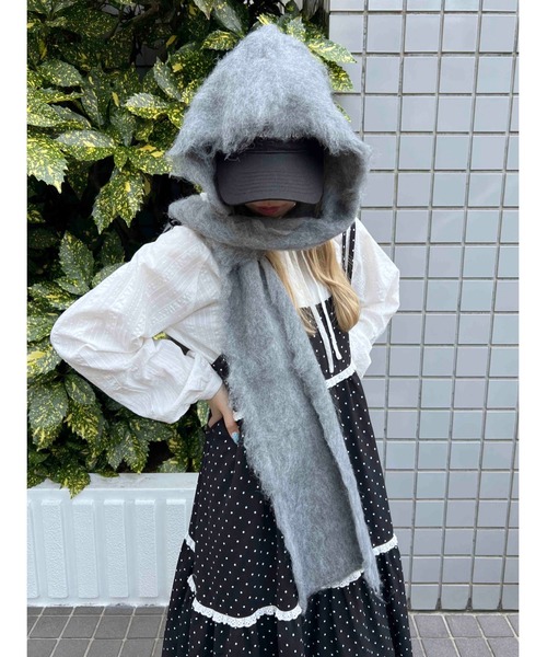 秋冬新作☆》フードドッキングマフラー（マフラー）｜WC（ダブル シー