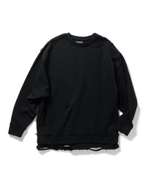 PERVERZE（パーバーズ）の「DISTRESS Step Layered Sweatshirt（スウェット）」