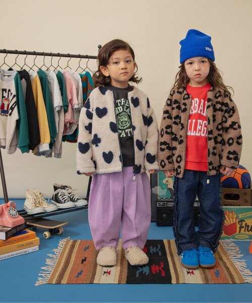 BREEZE(ブリーズ)の「【ジュニア対応】フリルデニムパンツ(デニムパンツ・キッズ・ネイビー/ブルー・80/90/100/110/120/130/140)」の6枚目の写真