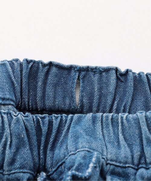 BREEZE(ブリーズ)の「【ジュニア対応】フリルデニムパンツ(デニムパンツ・キッズ・ネイビー/ブルー・80/90/100/110/120/130/140)」の10枚目の写真