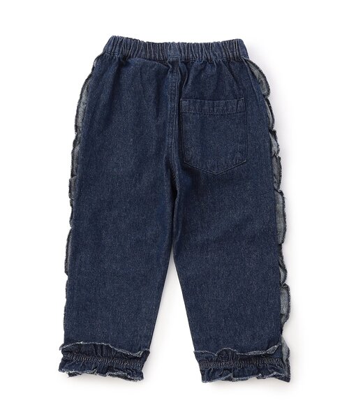 BREEZE(ブリーズ)の「【ジュニア対応】フリルデニムパンツ(デニムパンツ・キッズ・ネイビー/ブルー・80/90/100/110/120/130/140)」の12枚目の写真