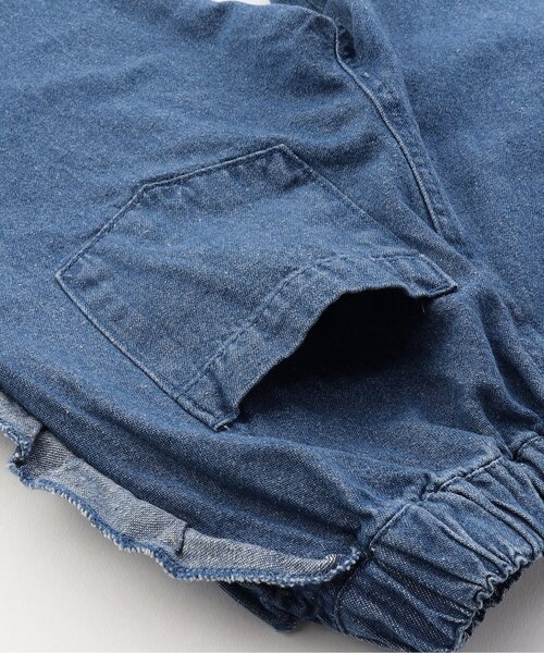 BREEZE(ブリーズ)の「【ジュニア対応】フリルデニムパンツ(デニムパンツ・キッズ・ネイビー/ブルー・80/90/100/110/120/130/140)」の16枚目の写真