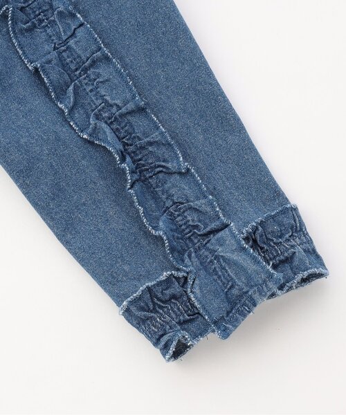 BREEZE(ブリーズ)の「【ジュニア対応】フリルデニムパンツ(デニムパンツ・キッズ・ネイビー/ブルー・80/90/100/110/120/130/140)」の18枚目の写真