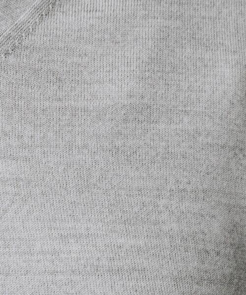 UNTITLED（アンタイトル）の「【洗える/ウール100%】Vネックウールニット（ニット/セーター・レディース・レッド系1/ブラック/ナチュラル/オフホワイト/ライトグレー/ブルー系その他・48/44/04/03/02/01/00）」の17枚目の写真