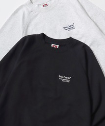 BEN DAVIS（ベンデイビス）の「BEN DAVIS/ベンデイビス 70's FIT RAGLAN SWEATSHIRT/レギュラーフィット 裏毛 ロゴ ワンポイント刺繍 ショート丈 スウェット トレーナー/短丈スウェット/レディース メンズ（スウェット・メンズ）」