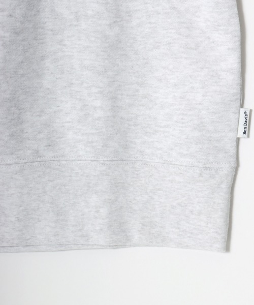 BEN DAVIS(ベンデイビス)の「BEN DAVIS/ベンデイビス 70's FIT RAGLAN SWEATSHIRT/レギュラーフィット 裏毛 ロゴ ワンポイント刺繍 ショート丈 スウェット トレーナー/短丈スウェット/レディース メンズ(スウェット・メンズ・アッシュグレー/グレー/ブラック/ネイビー・XL/L/M)」の15枚目の写真