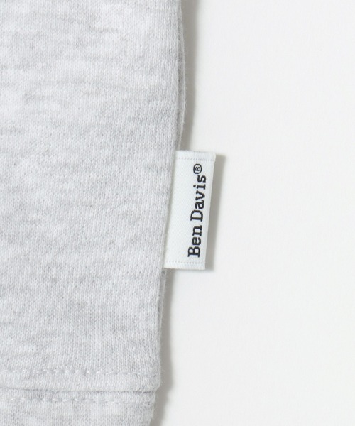 BEN DAVIS(ベンデイビス)の「BEN DAVIS/ベンデイビス 70's FIT RAGLAN SWEATSHIRT/レギュラーフィット 裏毛 ロゴ ワンポイント刺繍 ショート丈 スウェット トレーナー/短丈スウェット/レディース メンズ(スウェット・メンズ・アッシュグレー/グレー/ブラック/ネイビー・XL/L/M)」の14枚目の写真