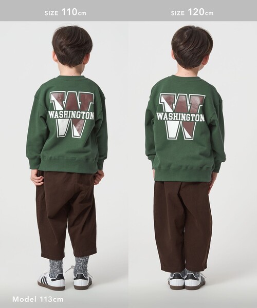 Champion(チャンピオン)の「<Champion>クルーネックスウェットシャツ / トレーナー / キッズ 110cm-130cm(スウェット・キッズ・パープル/ネイビー/ダークグリーン・130cm/120cm/110cm)」の9枚目の写真