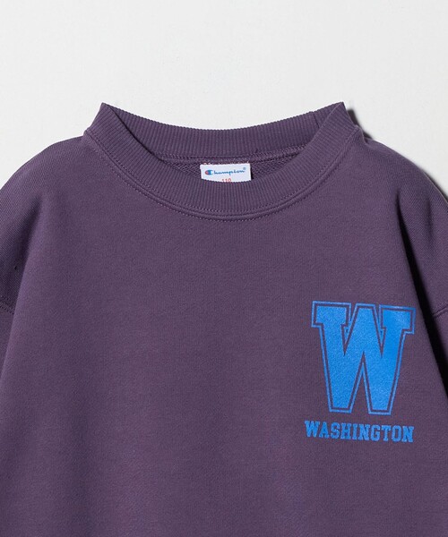 Champion(チャンピオン)の「<Champion>クルーネックスウェットシャツ / トレーナー / キッズ 110cm-130cm(スウェット・キッズ・パープル/ネイビー/ダークグリーン・130cm/120cm/110cm)」の11枚目の写真