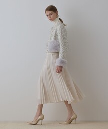 美品 グレースコンチネンタル ノーカラーツイードコート ノーカラージャケット S グレースコンチネンタル(GRACE CONTINENTAL) レディース ノー