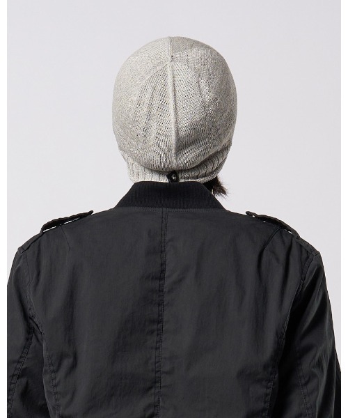 wjk（ダヴルジェイケイ）の「GIMA roll beanie（ニットキャップ/ビーニー・メンズ・ライトグレー/ライトベージュ/ライトブルー・FREE）」の19枚目の写真