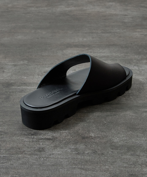 PADRONE(パドローネ)の「PADRONE パドローネ / CS TONG SANDALS レザートングサンダル 牛革 日本製 / PU2308-3211(サンダル・メンズ・ブラック・41/40/42)」の10枚目の写真