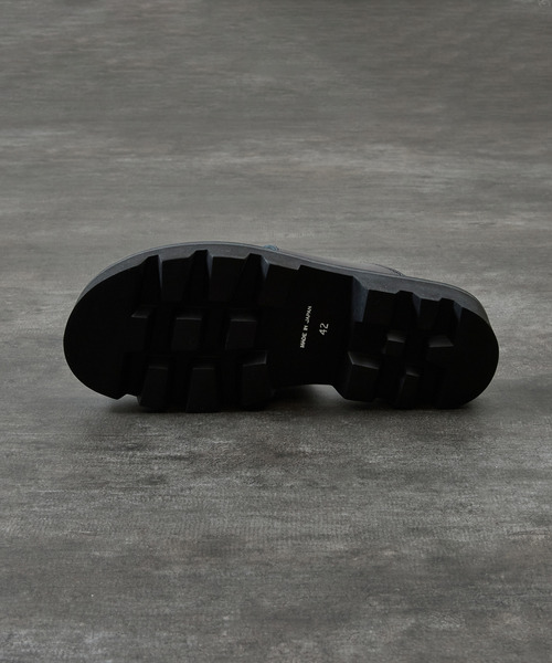 PADRONE(パドローネ)の「PADRONE パドローネ / CS TONG SANDALS レザートングサンダル 牛革 日本製 / PU2308-3211(サンダル・メンズ・ブラック・41/40/42)」の8枚目の写真