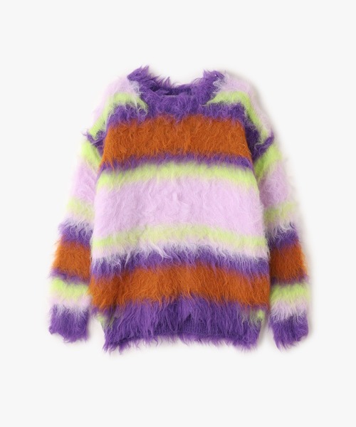 anna sui nyc(アナ スイ エヌ ワイ シー)の「カラーボーダーニット(ニット/セーター・レディース・ブルー/パープル・FREE)」の13枚目の写真