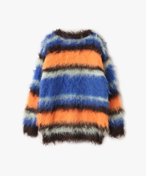 anna sui nyc(アナ スイ エヌ ワイ シー)の「カラーボーダーニット(ニット/セーター・レディース・ブルー/パープル・FREE)」の11枚目の写真