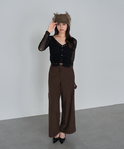 RAY CASSIN(レイカズン)の「イヤーマフキャップ(キャップ・レディース・ブラック/ブラウン・FREE)」の12枚目の写真