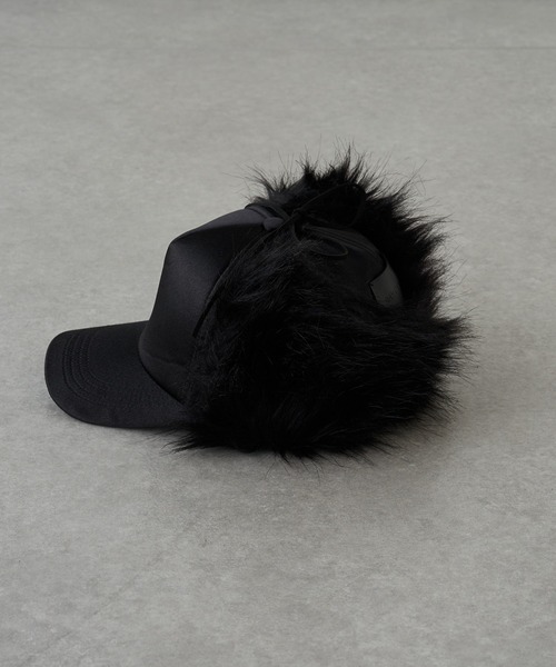 RAY CASSIN(レイカズン)の「イヤーマフキャップ(キャップ・レディース・ブラック/ブラウン・FREE)」の8枚目の写真