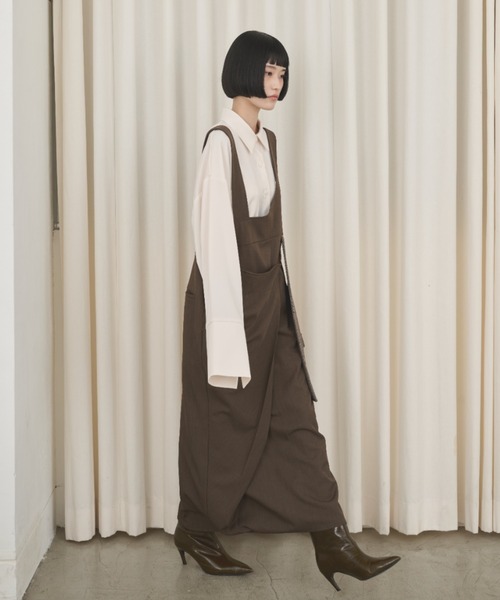 アシンメトリーラップワンピース（ワンピース）｜AIC.（エーアイシー