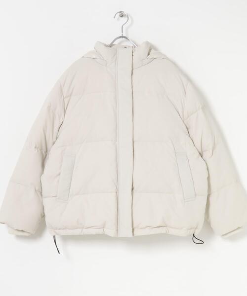 ITEMS URBANRESEARCH（アイテムズ アーバンリサーチ）の「『撥水』フードダウンジャケット（ダウンジャケット/コート・レディース・ブラック/カーキ/ホワイト系その他・SMALL/MEDIUM）」の20枚目の写真