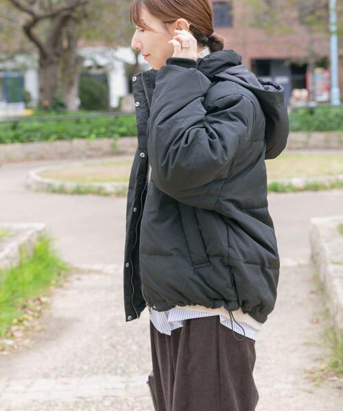 セール】『撥水』フードダウンジャケット（ダウンジャケット/コート