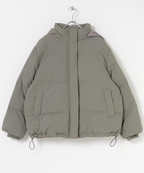 ITEMS URBANRESEARCH（アイテムズ アーバンリサーチ）の「『撥水』フードダウンジャケット（ダウンジャケット/コート・レディース・ブラック/カーキ/ホワイト系その他・SMALL/MEDIUM）」の22枚目の写真