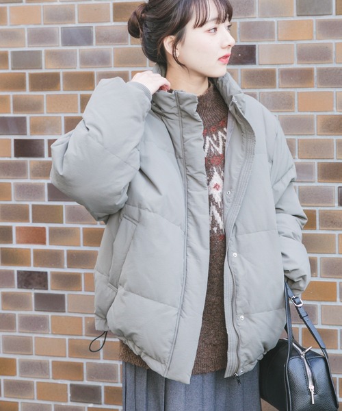 ITEMS URBANRESEARCH（アイテムズ アーバンリサーチ）の「『撥水』フードダウンジャケット（ダウンジャケット/コート・レディース・ブラック/カーキ/ホワイト系その他・SMALL/MEDIUM）」の3枚目の写真