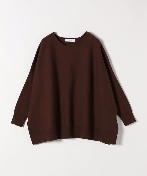 quaranciel:〈洗濯機可能〉ボートネック ワイド ニット プルオーバー