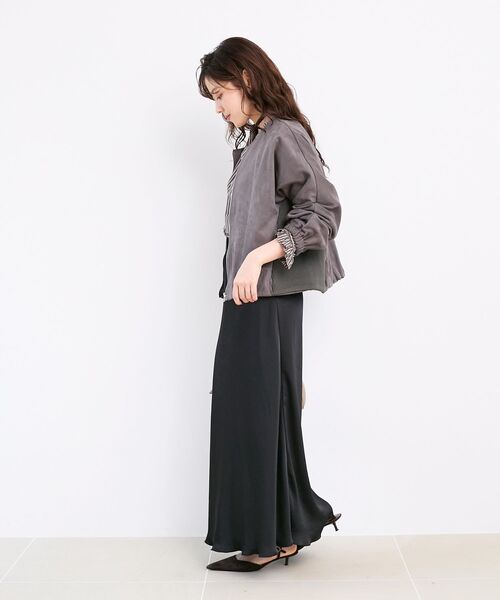 異素材ボリュームスリーブブルゾン（ブルゾン）｜le.coeur blanc