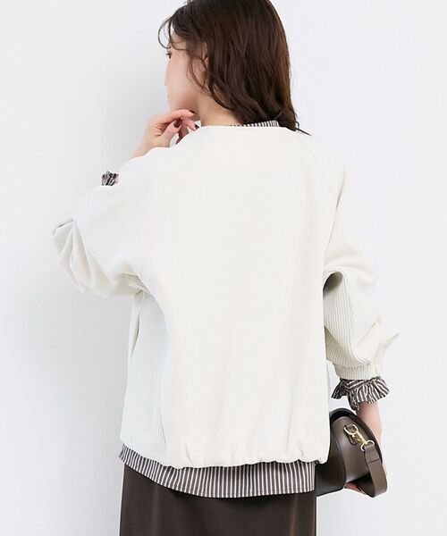 異素材ボリュームスリーブブルゾン（ブルゾン）｜le.coeur blanc