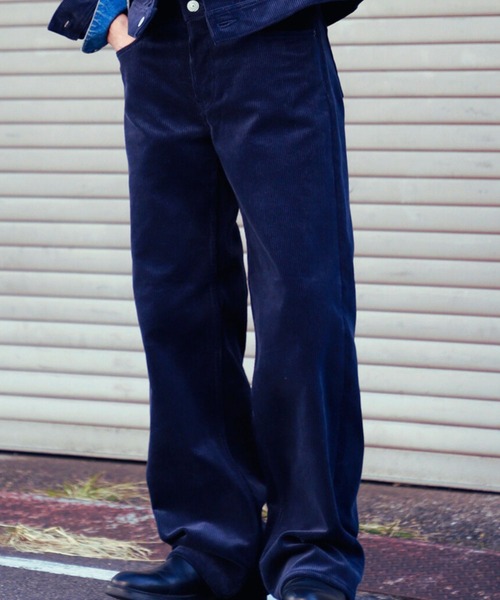 TMT（ティーエムティー）の「CORDUROY PANTS（その他パンツ・メンズ・ブラウン/ネイビー・MEDIUM/LARGE/X-LARGE）」の2枚目の写真