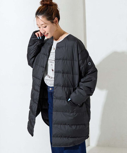 限定展開 ORCIVAL/オーシバル ROUND NECK LONG COAT/ラウンドネック