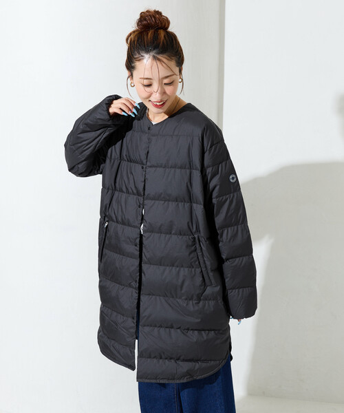 限定展開 ORCIVAL/オーシバル ROUND NECK LONG COAT/ラウンドネック