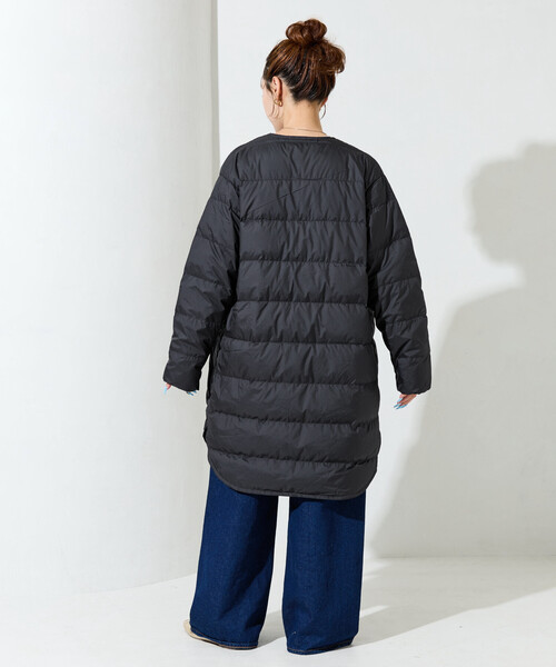 限定展開 ORCIVAL/オーシバル ROUND NECK LONG COAT/ラウンドネック