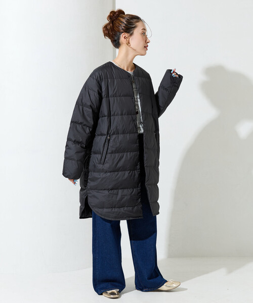 限定展開 ORCIVAL/オーシバル ROUND NECK LONG COAT/ラウンド