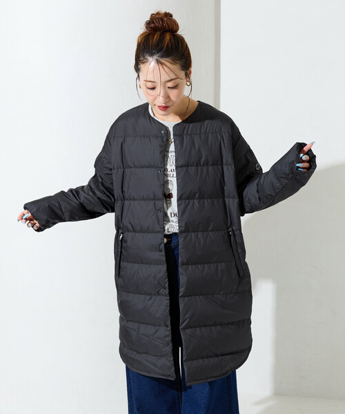 限定展開 ORCIVAL/オーシバル ROUND NECK LONG COAT/ラウンドネック