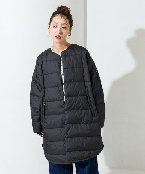 限定展開 ORCIVAL/オーシバル ROUND NECK LONG COAT/ラウンドネック